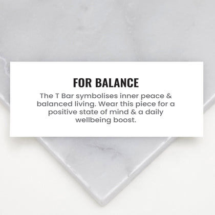 T Bar Layering Set Gold